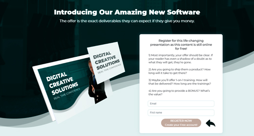 MG Visual Consulting | Business Landing Page